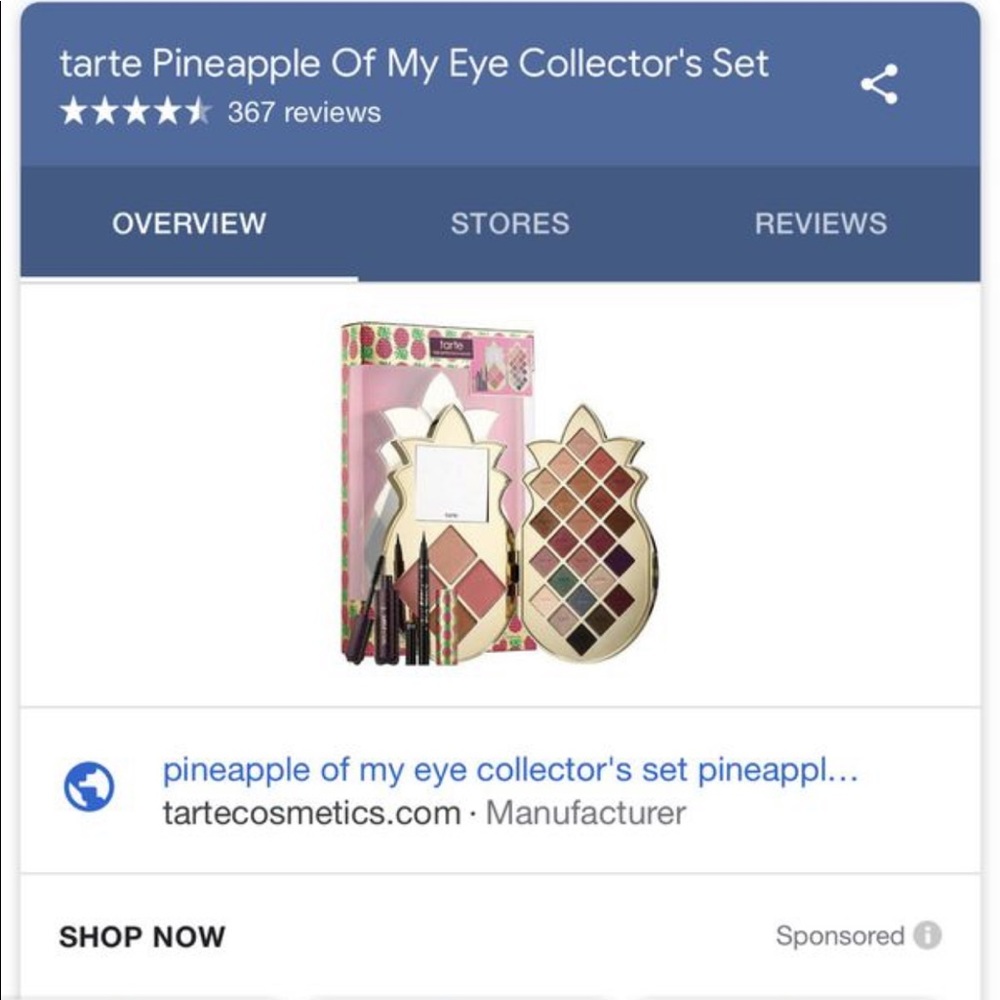 Makeup . Tarte pallet